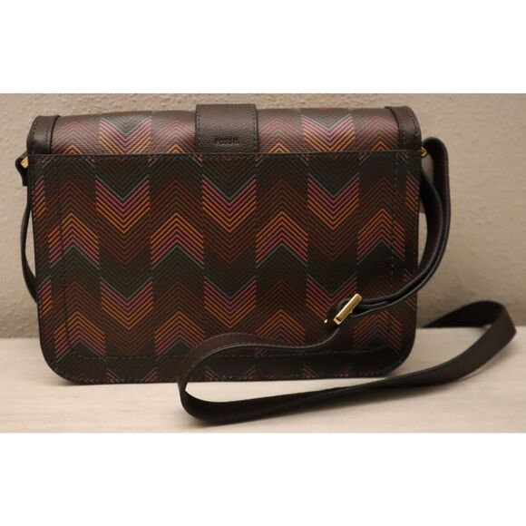 Fossil ZB11089998 Harlow Multi Print Zoey Large Flap Crossbody Bag Purse - Picture 2 of 16
